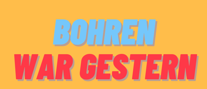 nie wieder bohren